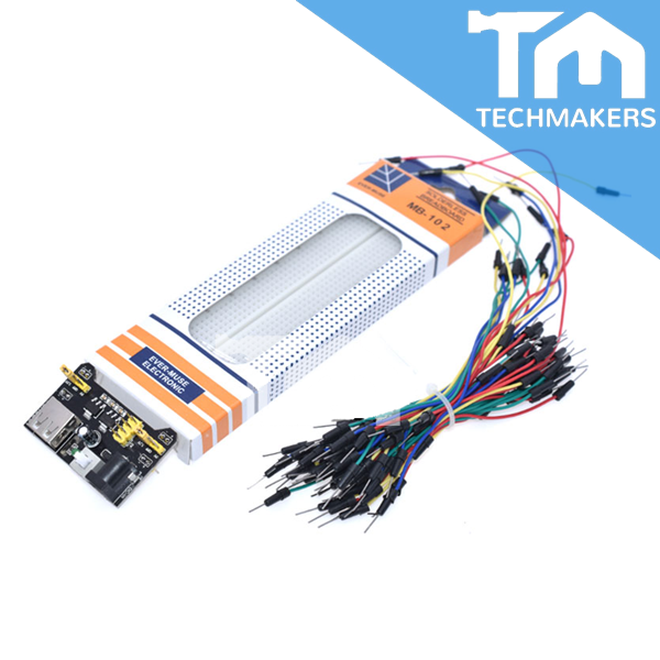 3in1 Bundle MB102 MB102 Breadboard + Power Supply Module 5V 3.3V